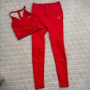 Spiritual Gangster Red Sweatshirt & Hoodie Set